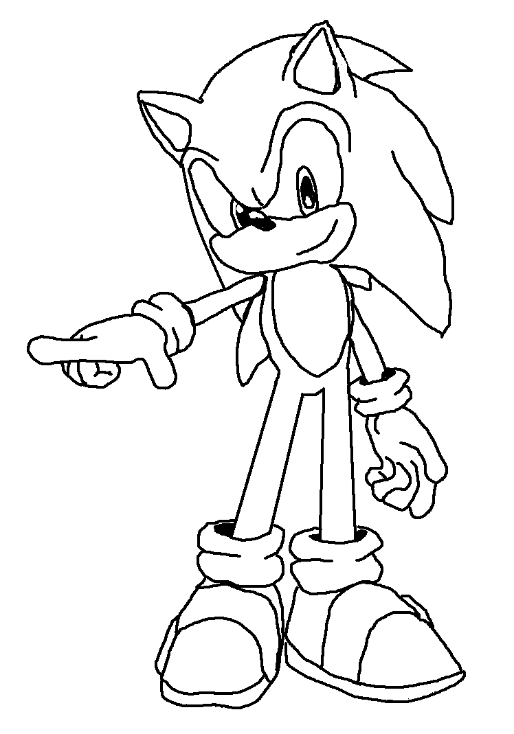 748x1069 Sonic Color Coloring Pages