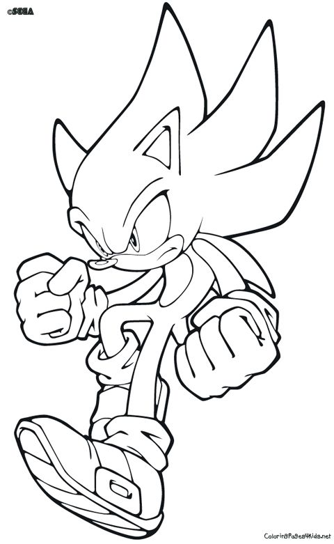 480x781 Sonic The Hedgehog Coloring Pages Free To Print