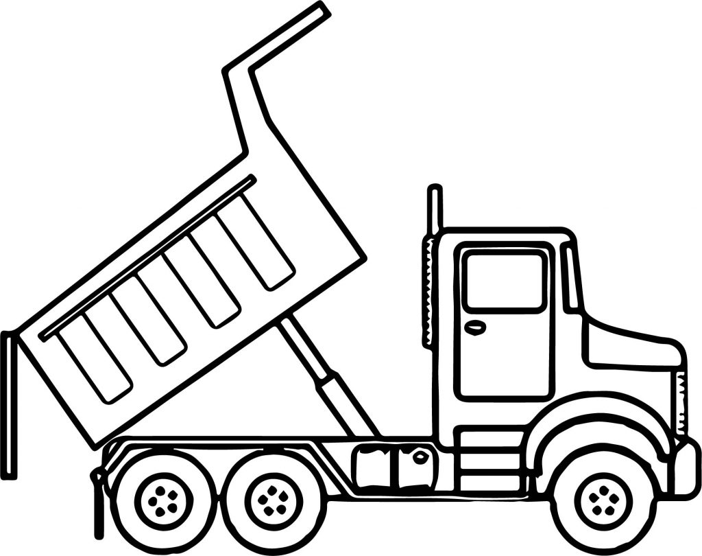 1024x810 Truck Coloring Page