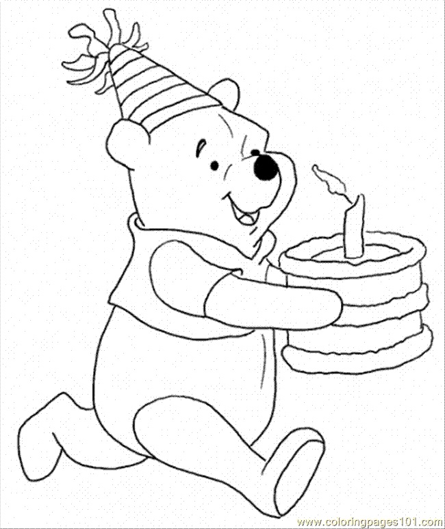 650x772 Drawn Birthday Winnie The Pooh