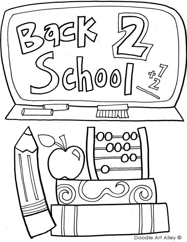 618x800 Back To School Coloring Pages