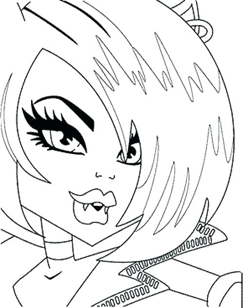 500x634 Clawdeen Wolf Coloring Pages Monster High Coloring Pages Wolf