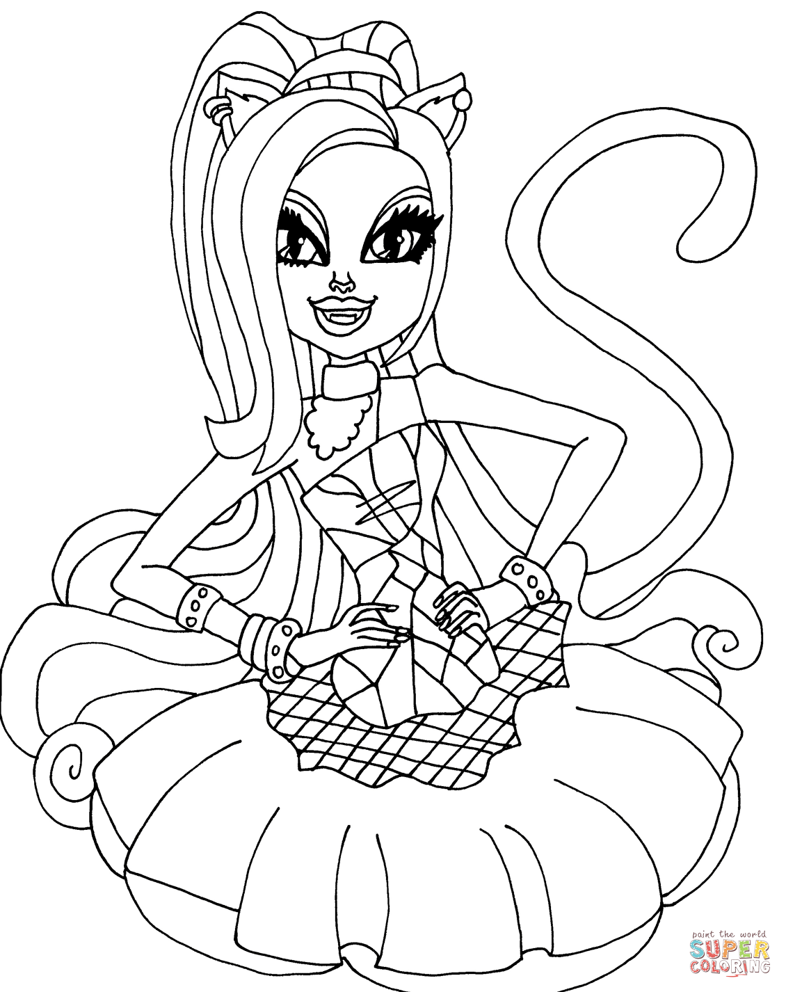 1130x1426 Monster High Coloring Pages Clawdeen Wolf Coloring Pages