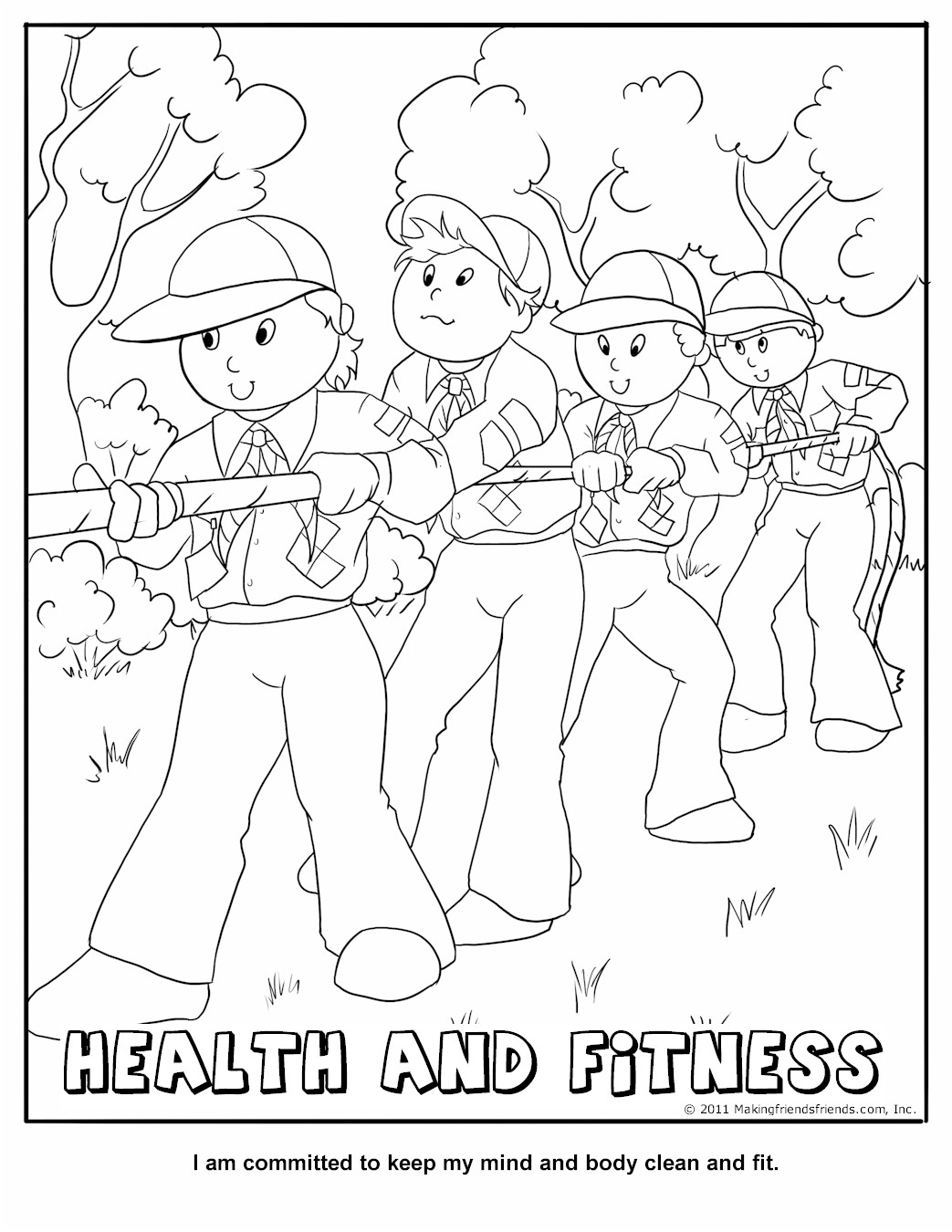 1043x1350 Printable Coloring Activity Pages Cub Scout Pack