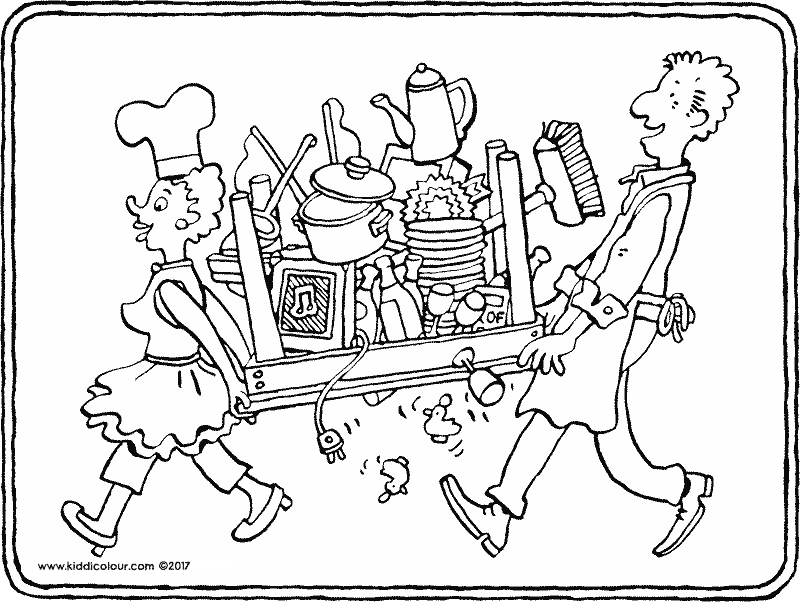 800x602 Objects Colouring Pages