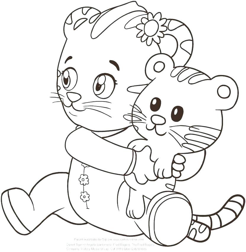 832x850 Tigers Coloring Pages Tiger Coloring Pages To Print Baby In Tiger