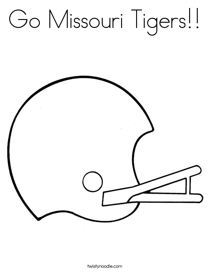 685x886 Missouri Tiger Coloring Pages