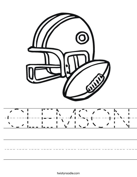 468x605 Clemson Worksheet