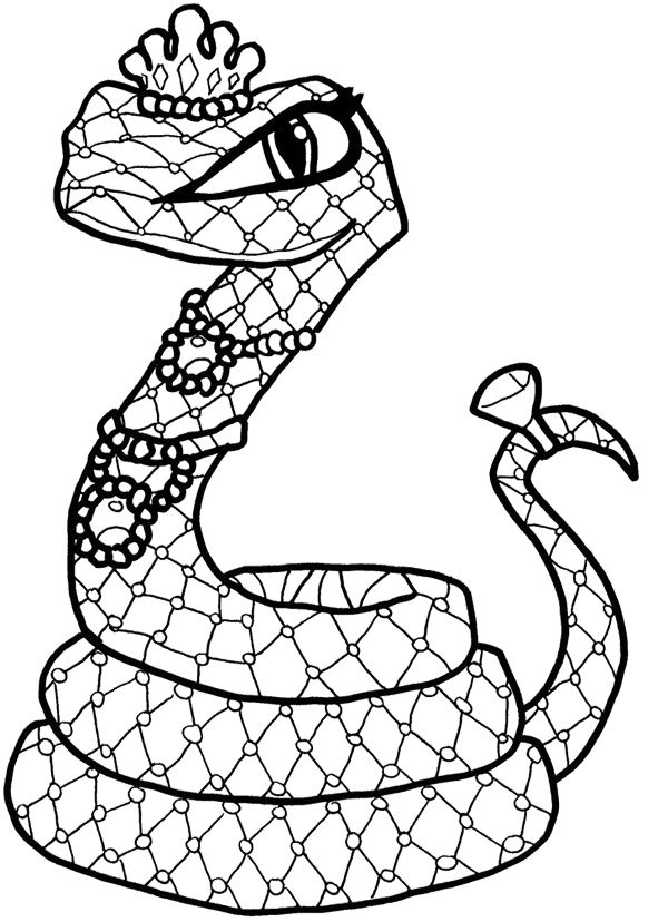600x828 Innovative Ideas Snake Coloring Pages Cleo De Nile Snake Coloring
