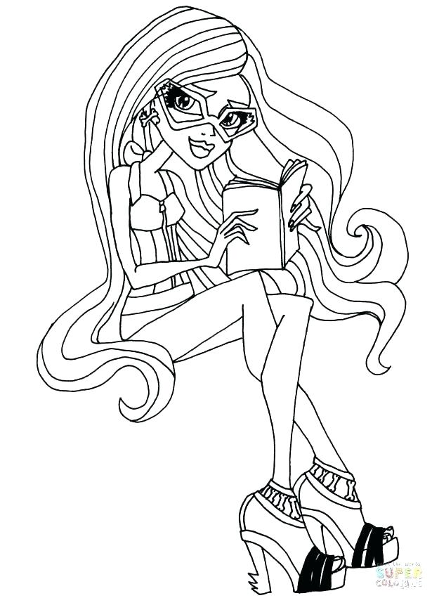 615x851 Monster High Coloring Pages To Print Coloring Pages To Print