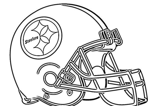 600x425 Cleveland Browns Helmets Printable Coloring Pages Football Helmet