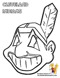 236x305 Cleveland Indians Logo Coloring Pages Baseball