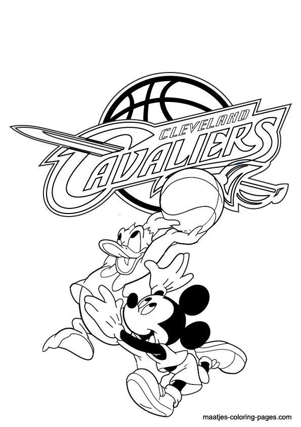 595x842 Cleveland Cavs Coloring Pages