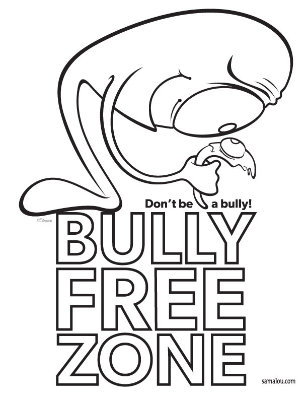 612x792 Stop Bullying Coloring Pages
