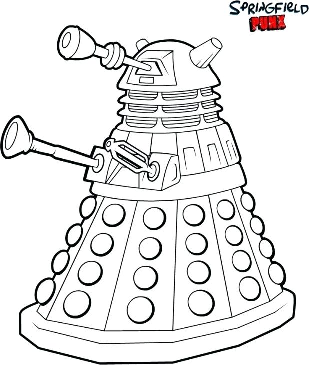 618x730 Cleveland Show Coloring Pages Coloring Pages Doctor Who