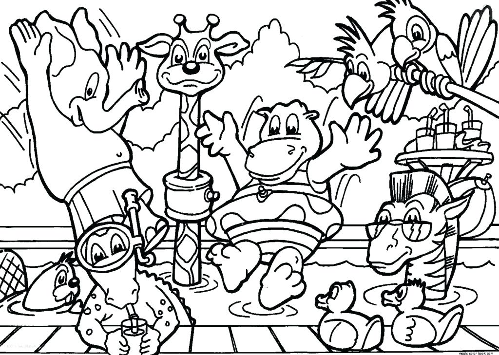 1024x729 Zoo Coloring Pages To Print Zoo Coloring Pages To Print
