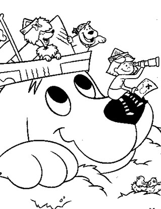 319x412 Clifford Coloring Pages