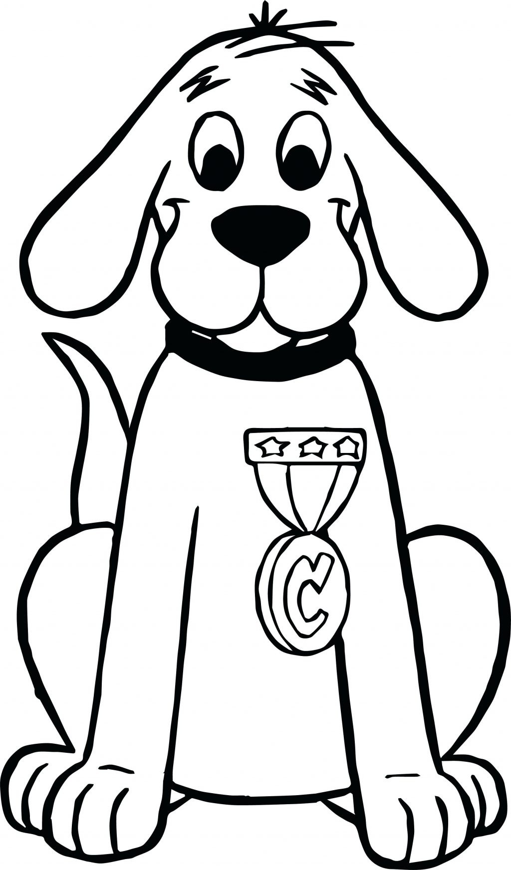 1024x1744 Highest Baby Clifford Coloring Pages Big Red Dog This