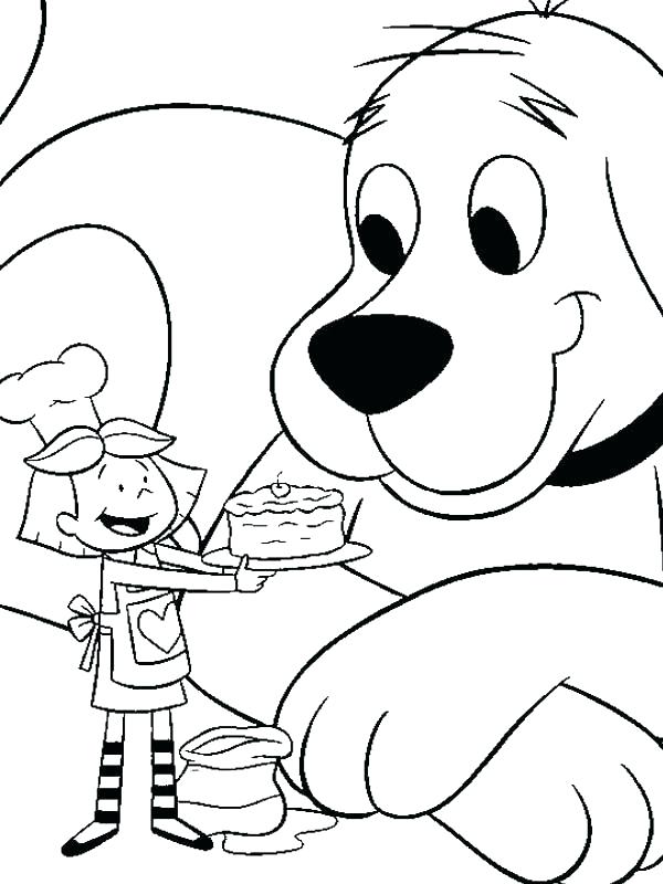 600x800 Clifford Coloring Page The Big Red Dog Coloring Pages Printable