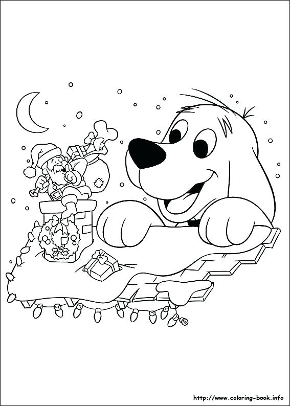 567x794 Clifford Coloring Page Printable Coloring Page Big Red Dog Cartoon