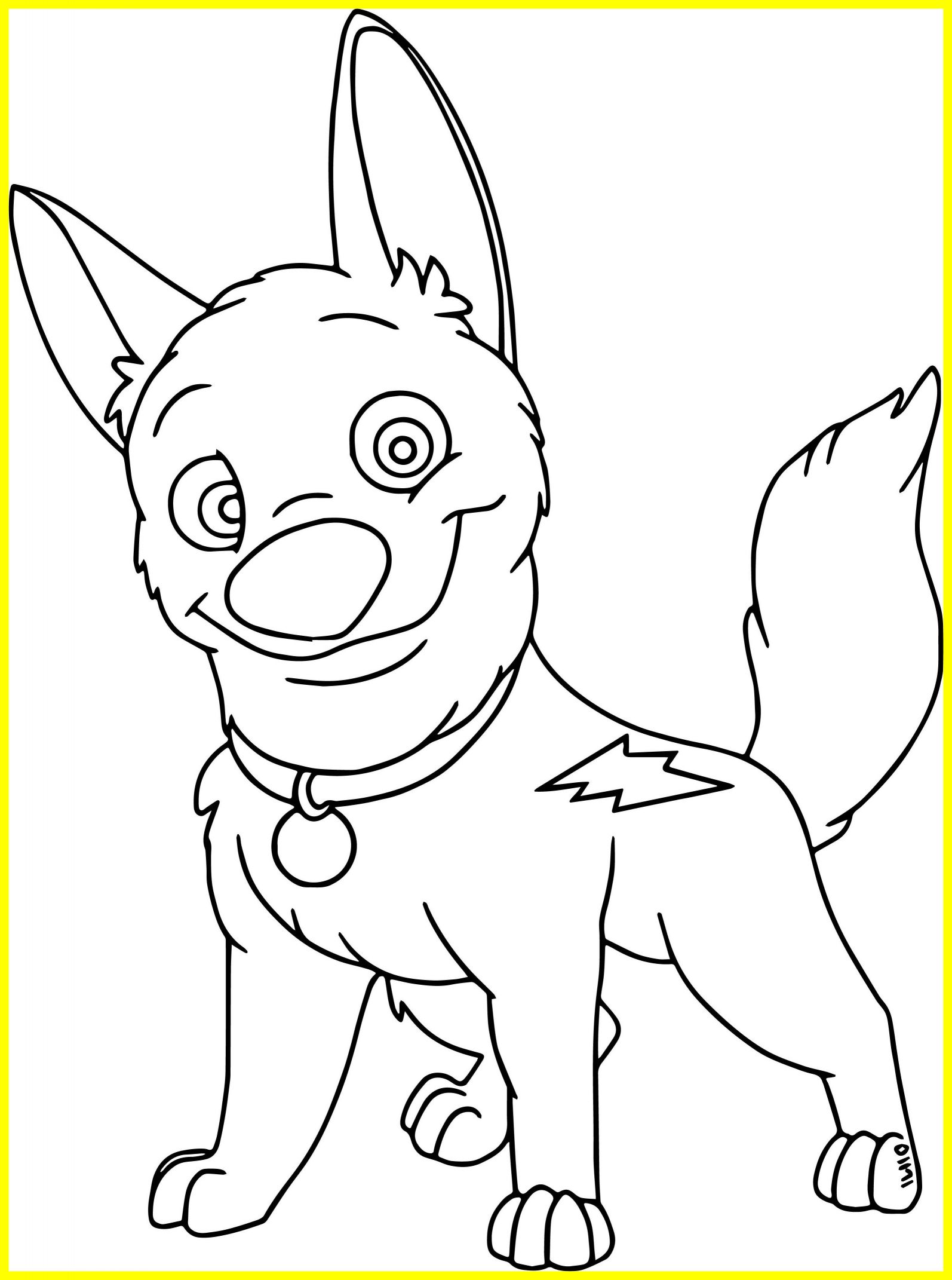 1594x2142 Inspiring Cute Bolt Dog Coloring Pages Wecoloringpage For Clifford