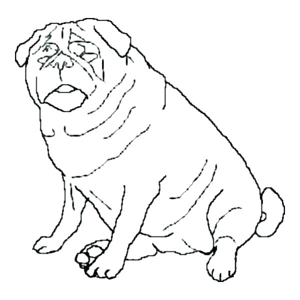 600x600 Clifford The Big Red Dog Coloring Pages Dog Coloring Page Pug