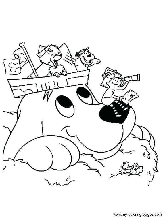 567x756 Clifford The Big Red Dog Coloring Pages Printable The Big Red Dog