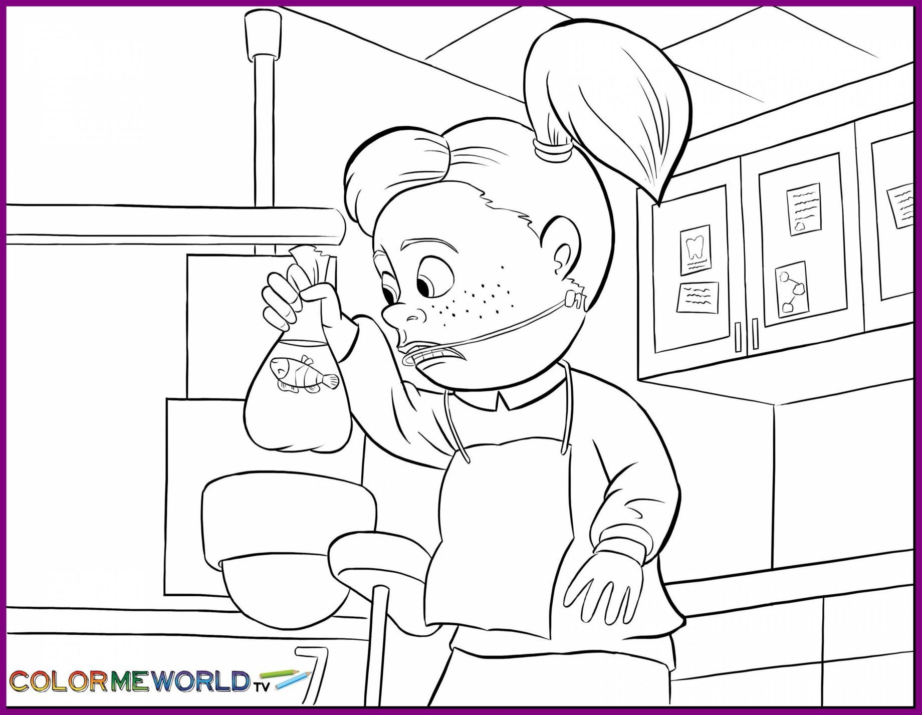 1840x1427 Shocking Finding Nemo Coloring Pages For Kids Astonishing To Print