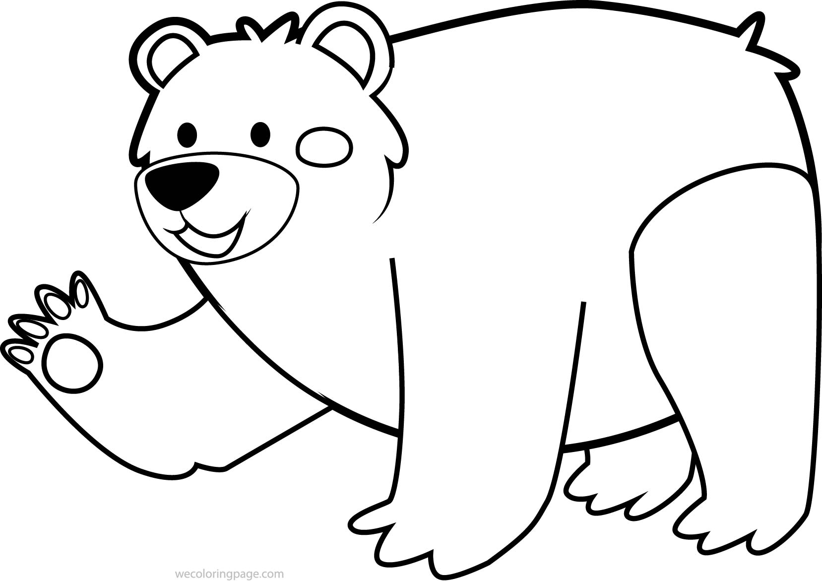1657x1171 Free Colouring Pictures Of Bears Bear Coloring