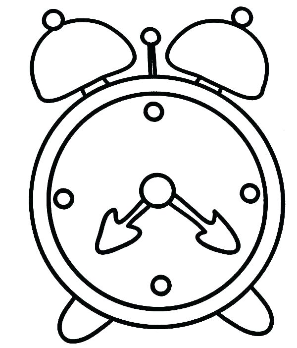 600x702 This Is Clock Coloring Page Pictures Cute Coloring Coo Coo Clock
