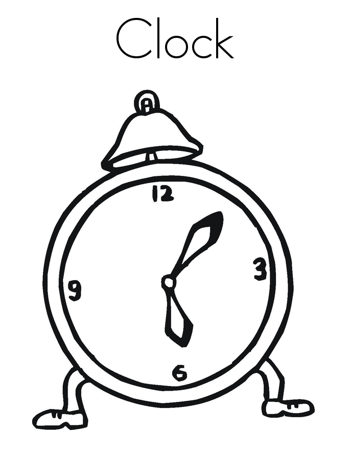 685x886 Free Printable Clock Coloring Pages For Kids Clocks, Free