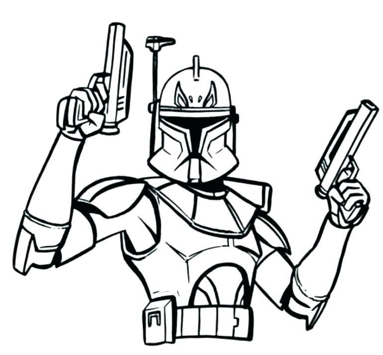 770x714 Clone Trooper Coloring Page Star Wars Coloring Page Coloring Pages