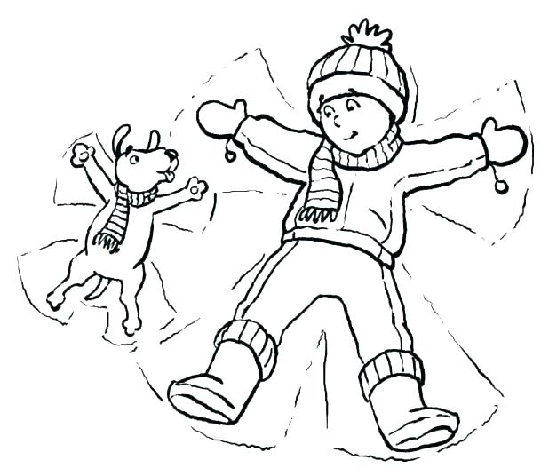 618x536 Preschool Winter Clothes Coloring Sheets