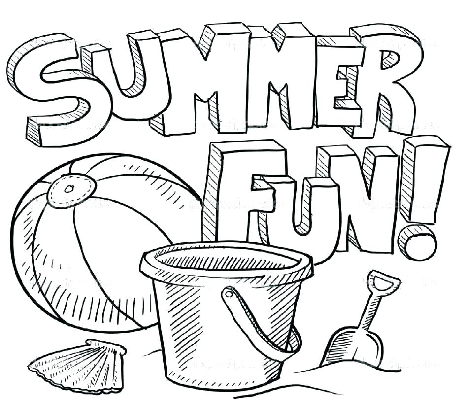948x827 Printable Coloring Pages Summer Summer Coloring Pages Printable