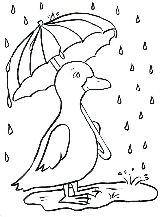 567x753 Rain Coloring Page Rainy Day Coloring Pages Rain Coloring Sheet
