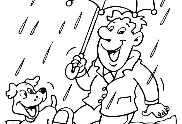 622x425 Rain Coloring Sheet Weather Coloring Page Rain Coloring Pages