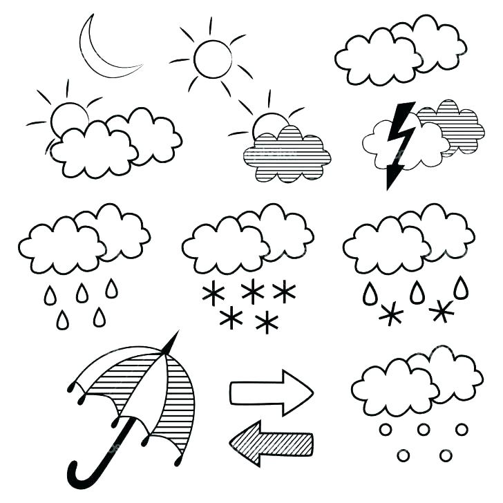 Cloudy Day Coloring Pages at GetDrawings | Free download