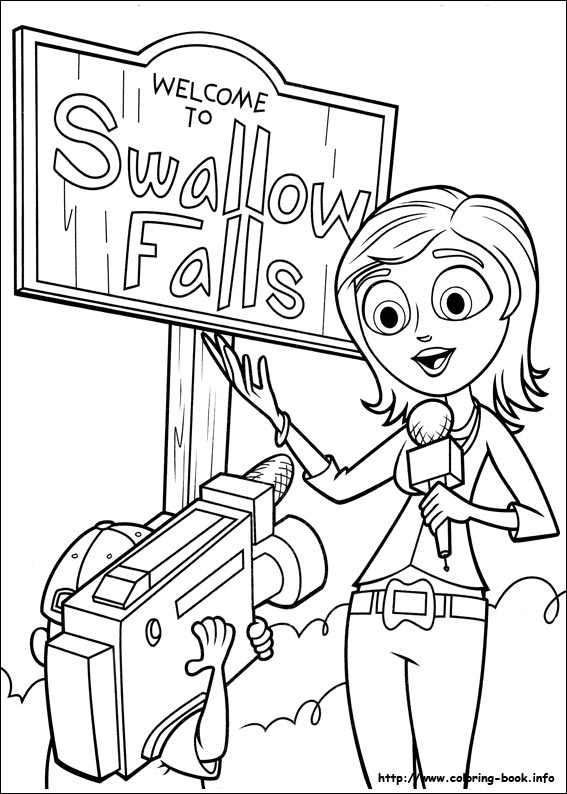 567x794 Sarah's Super Colouring Pages Cloudy With A Chance Of Meatballs