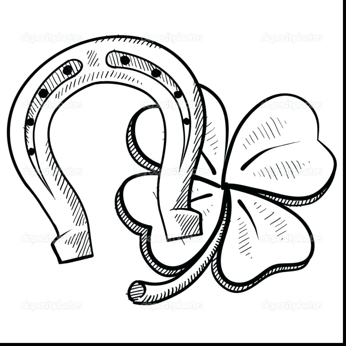 1126x1126 Edge Leaf Clover Coloring Page Pages Well Four Free