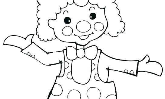 545x329 Clown Coloring Pages Clown Face Coloring Pages Circus Coloring