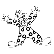 230x230 Top Free Printable Funny Clown Coloring Pages Online