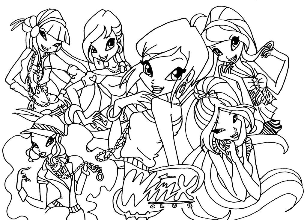 1024x736 Winx Club Coloring Pages Coloring Pages Coloring Pages