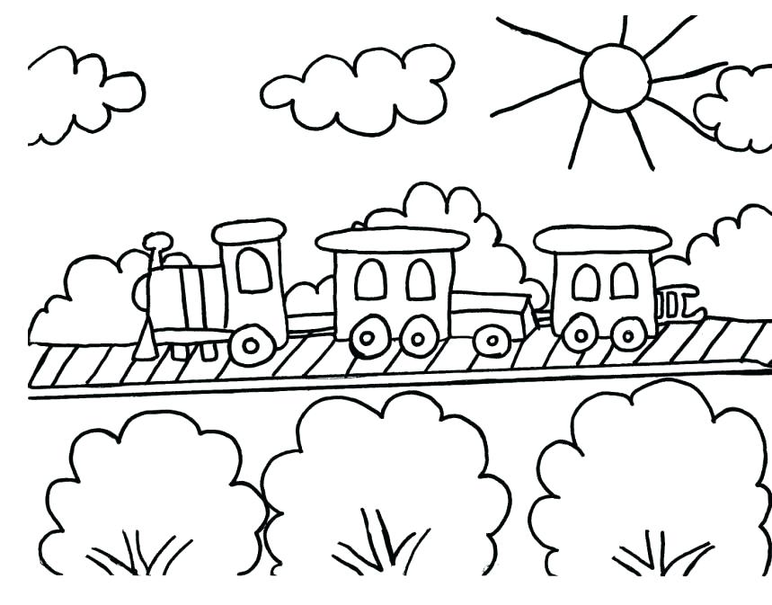 859x673 Train Car Coloring Pages Train Coloring Coloring Pages For Kids