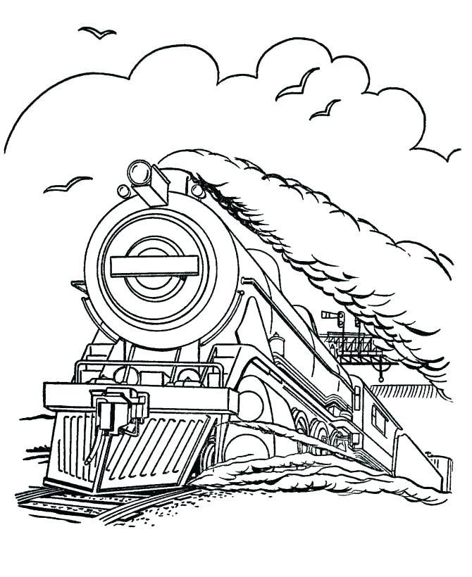670x820 Train Coal Car Coloring Pages