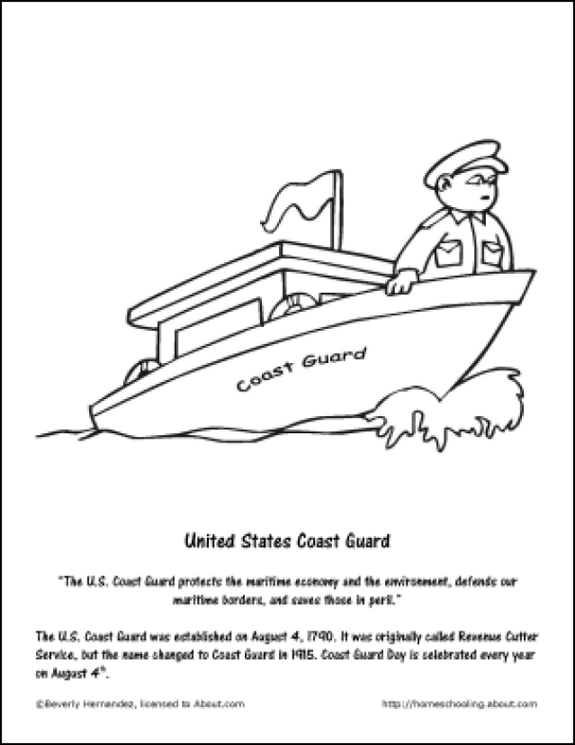 639x827 Coast Guard Coloring Pages
