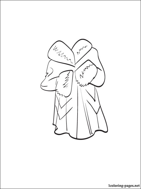 560x750 Fur Coat Coloring Page Coloring Pages