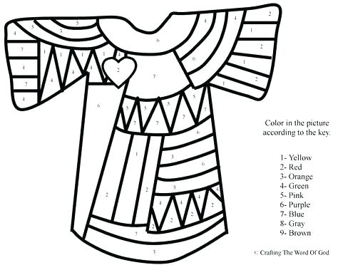 474x372 Joseph Coat Of Many Colors Coloring Page Colorful Coat Coloring