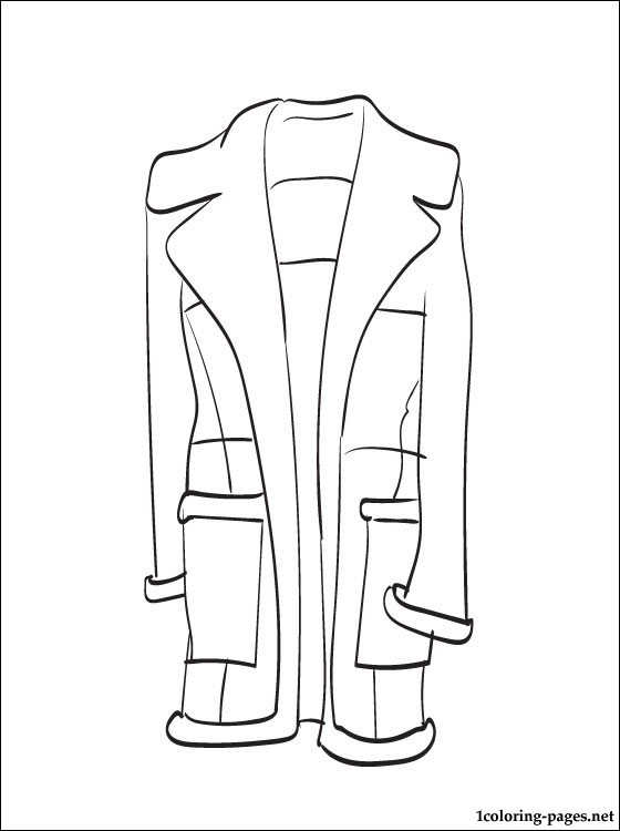 560x750 Sheepskin Coat Coloring Page Coloring Pages