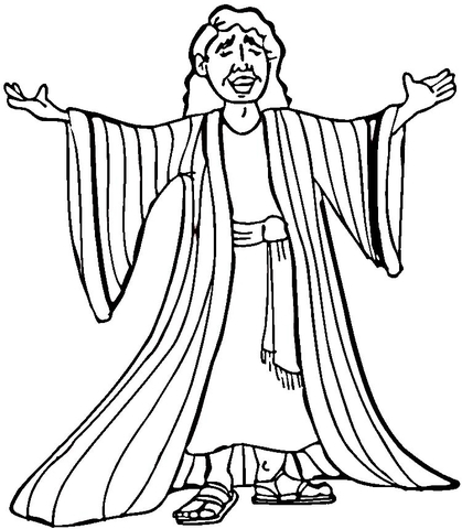 419x480 Coloring Pages Joseph And The Coat Of Many Colors