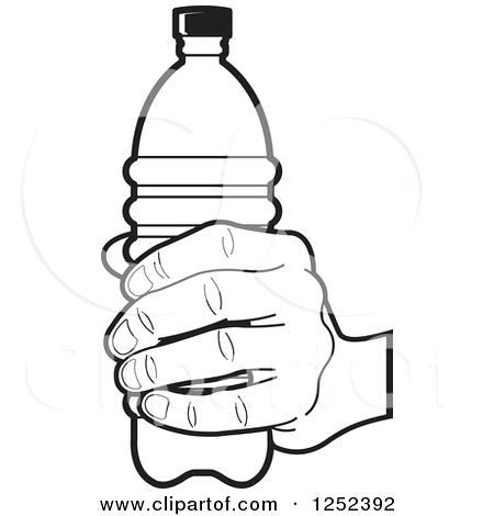 450x470 Coloring Pages Bottles Water Bottle Page Panda Free Images Black